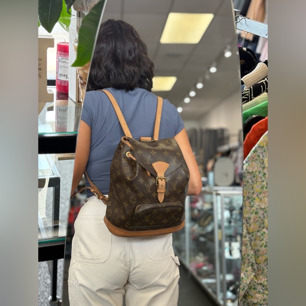 Louis Vuitton Canvas Monstsuaris MM Backpack Bag